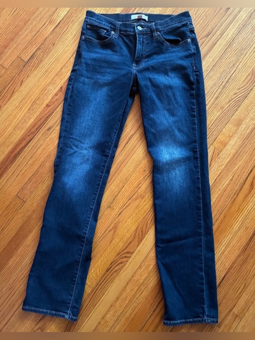 Lucky Brand Sweet Mid Rise Straight Jeans Dark Wash Size 8 29R